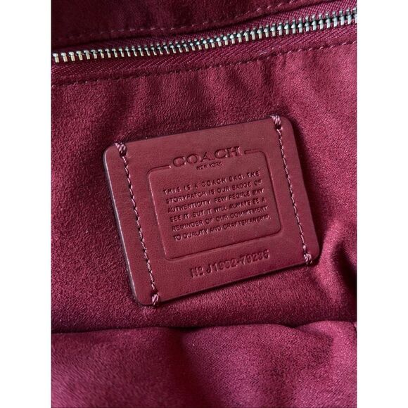 Coach Backpack Barrow Horse Carriage Print Varsity Stripe Red main image 13